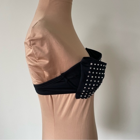 Kate Spade Georgica Beach Jewels Black Swimsuit Bikini Bandeau Top NWT Size XS - Picture 7 of 10